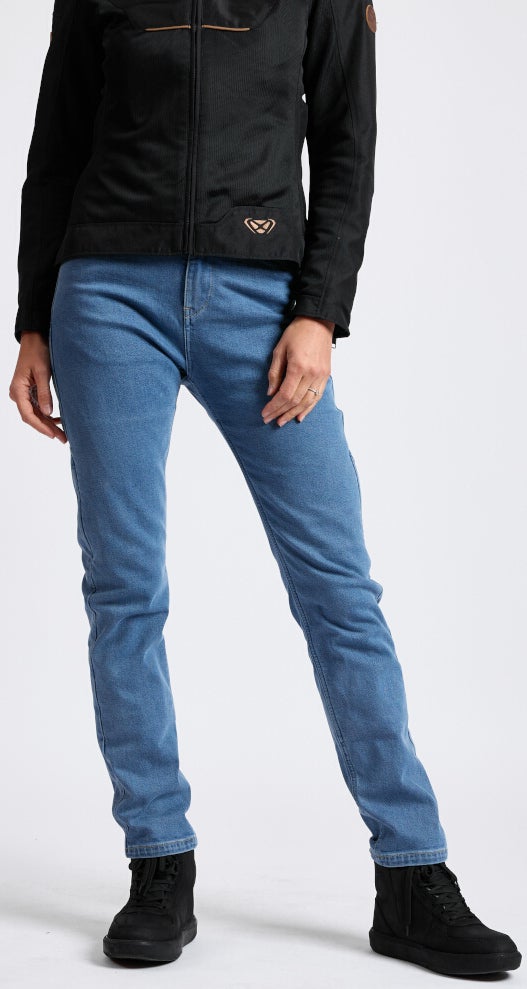 Ixon Dany Jeans moto donna blu 31/30 Figura 4