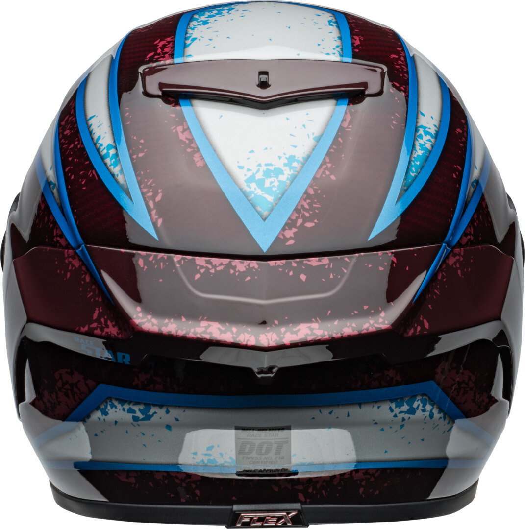 Bell Race Star DLX Flex Xenon Cască roșu/albastru deschis/argintiu M (57/58) Figura 4