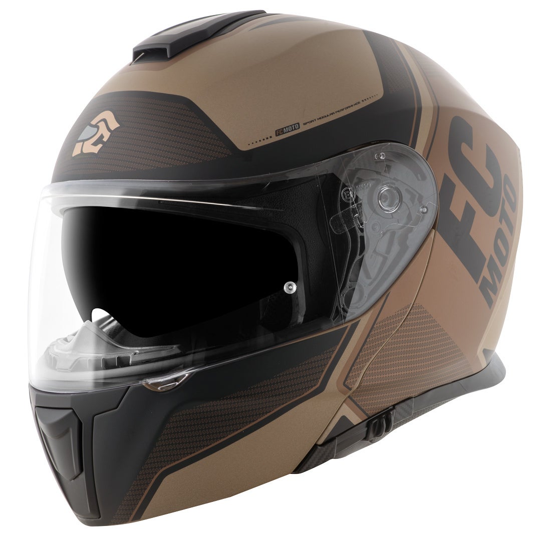 FC-Moto Novo Circuit Helmet brown/black S (55/56) Figure 3