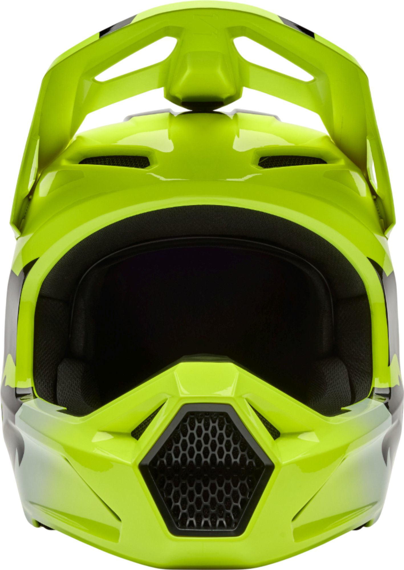 FOX V1 Shield Casco da motocross giallo M (57/58) Figura 3