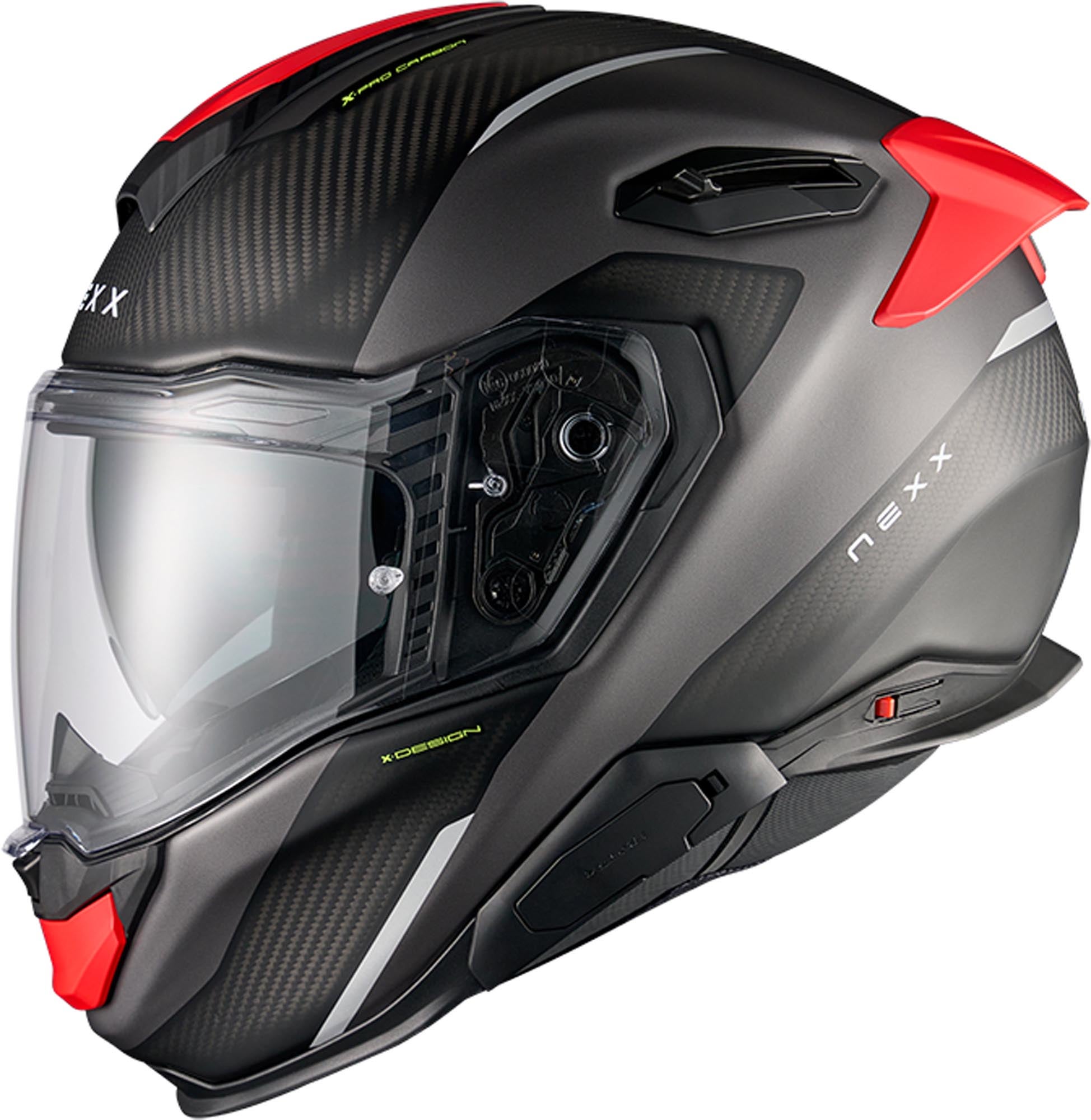 Nexx X.TR Rush Carbon Casco nero/rosso XXS (51/52) Figura 2