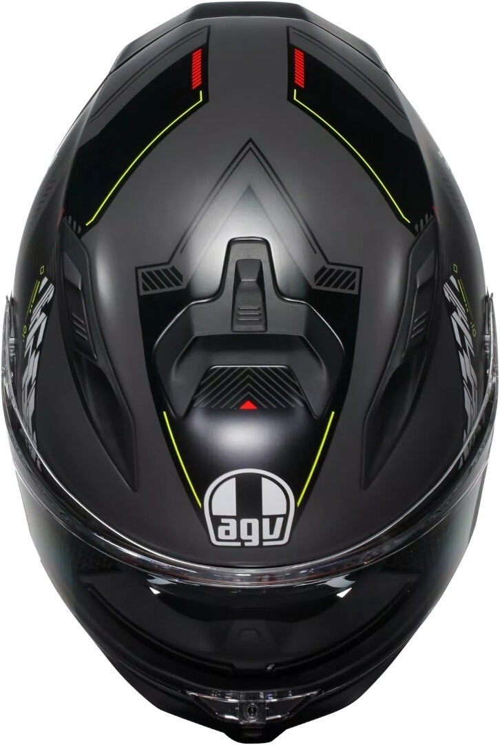 AGV K7 Kyber Casco nero opaco/giallo S (55/56) Figura 3
