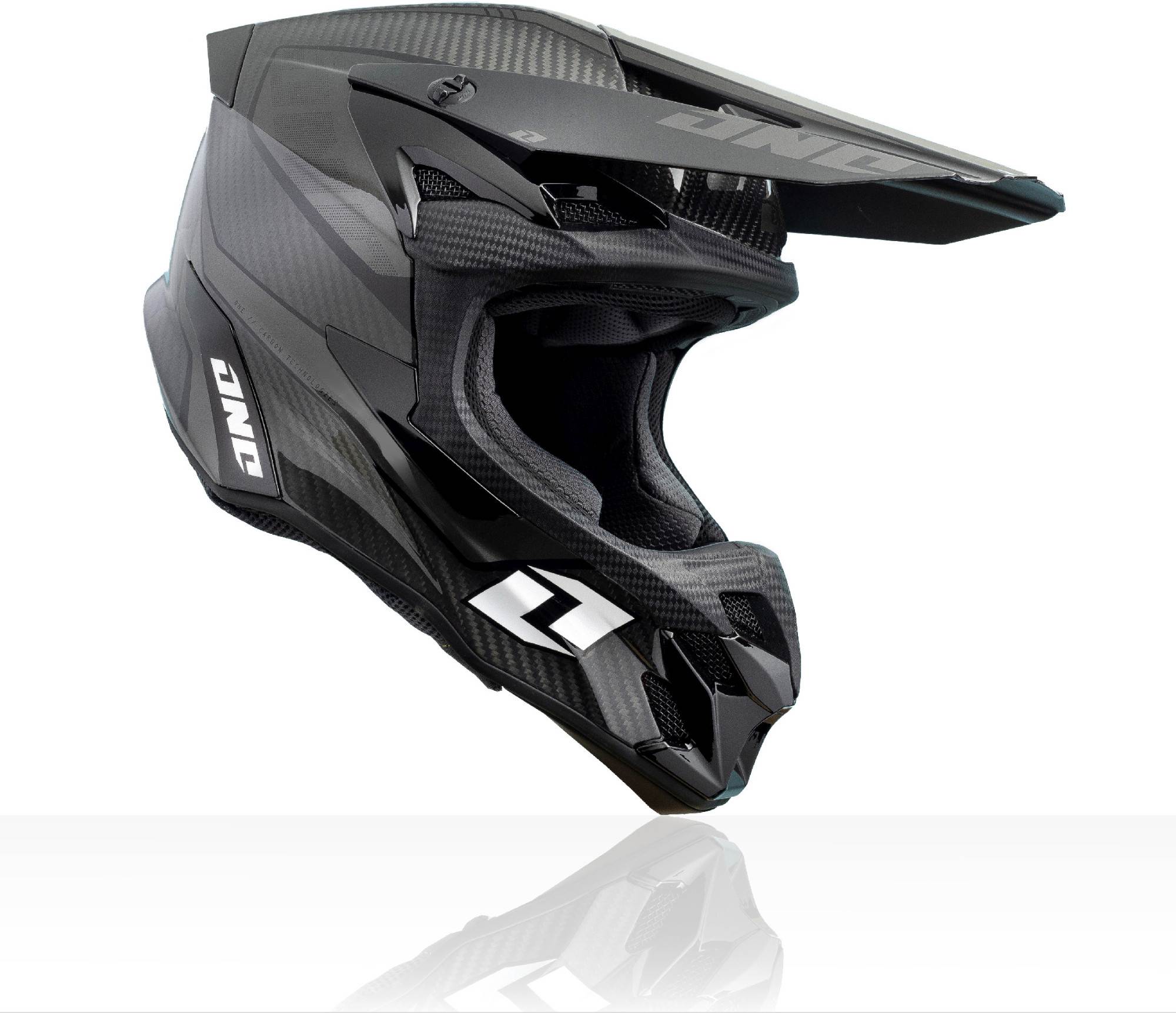 One Industries X-197 Black Onyx Carbon Capacete de motocross Artigo principal Figura 1