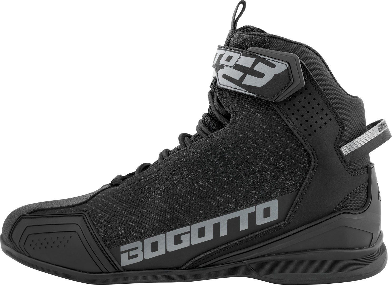 Bogotto Tokyo perforerede motorcykelsko Sort 38 Figur 5
