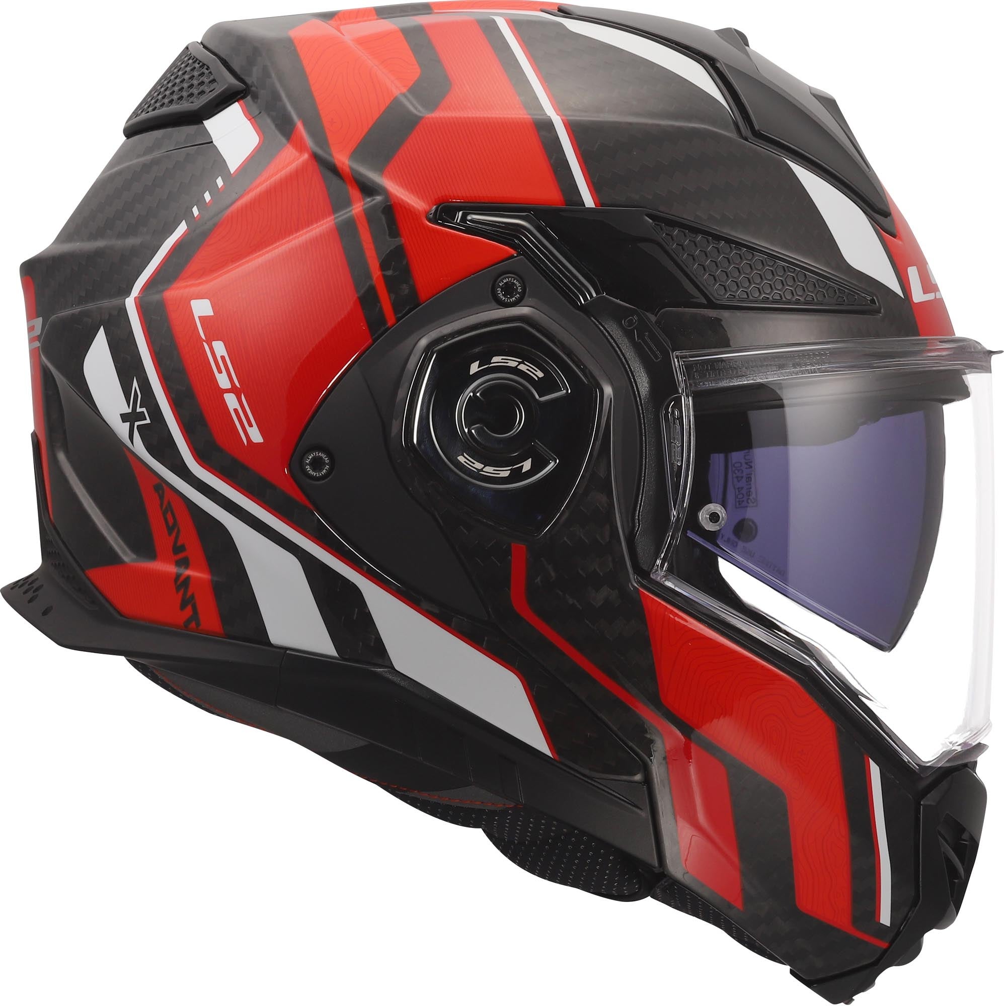 LS2 FF901 Advant X Carbon Dynamic Cască roșu L (59/60) Figura 5