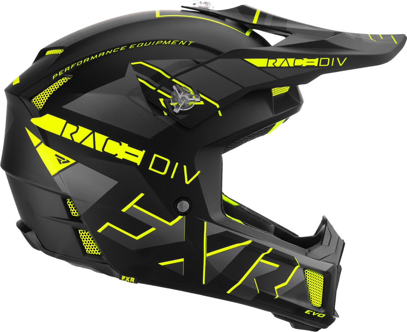 FXR Clutch Evo 2023 Snescooterhjelm sort/gul S (55/56) Figur 4