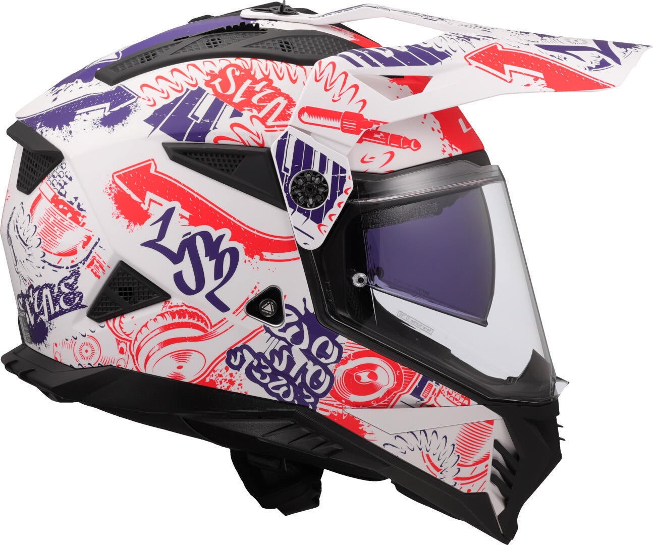 LS2 MX702 Pioneer II Fantasy Casco da motocross S (55/56) Figura 7