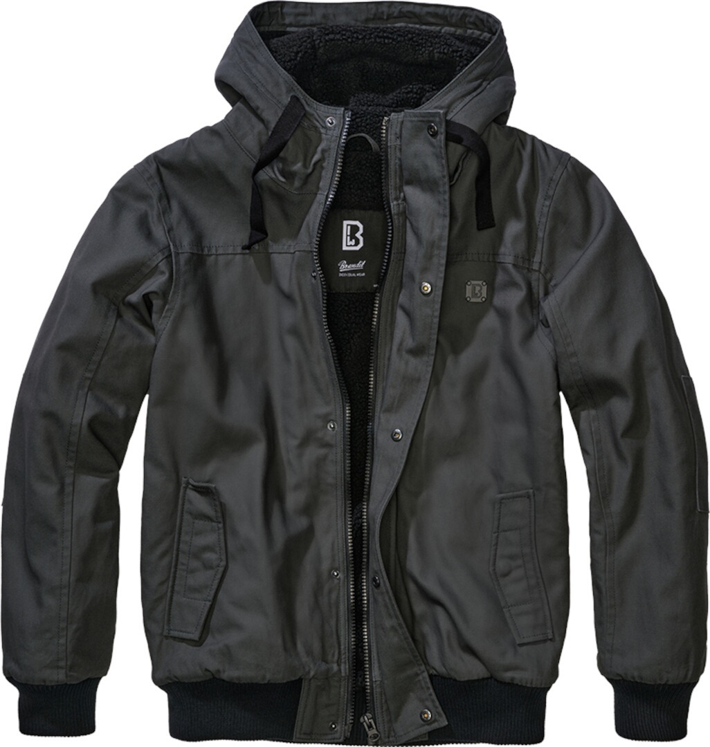 Brandit Essential Canvas Textiljacke anthrazit 4XL Abbildung 1