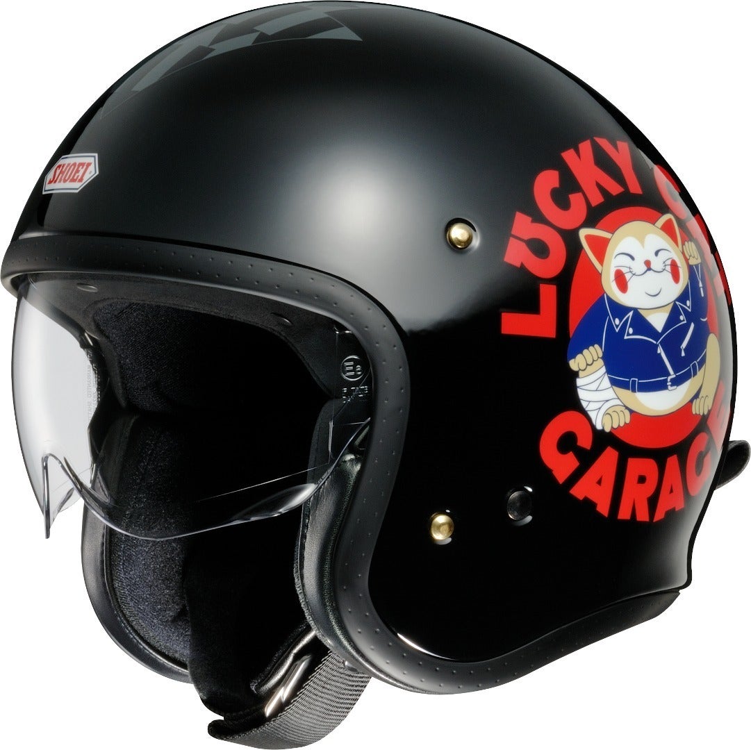 Shoei J.O Lucky Cat Garage Jethelm XL (61/62) Abbildung 1