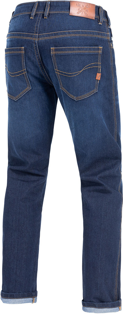 Side view of John Doe Taylor Mono Motorcycle Jeans