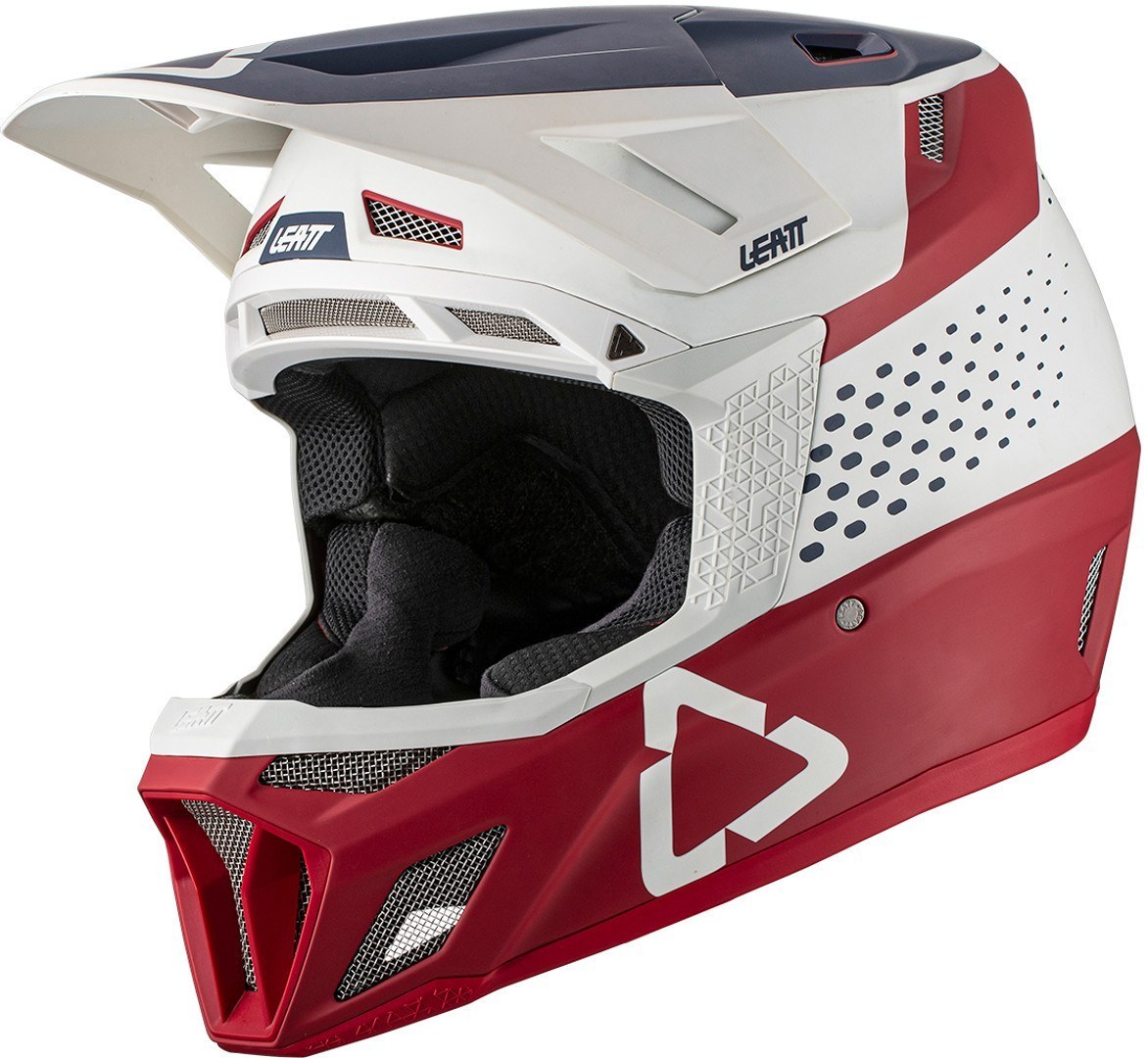 Leatt MTB 8.0 Composite Cască de coborâre roșu/alb/albastru L (59/60) Figura 1