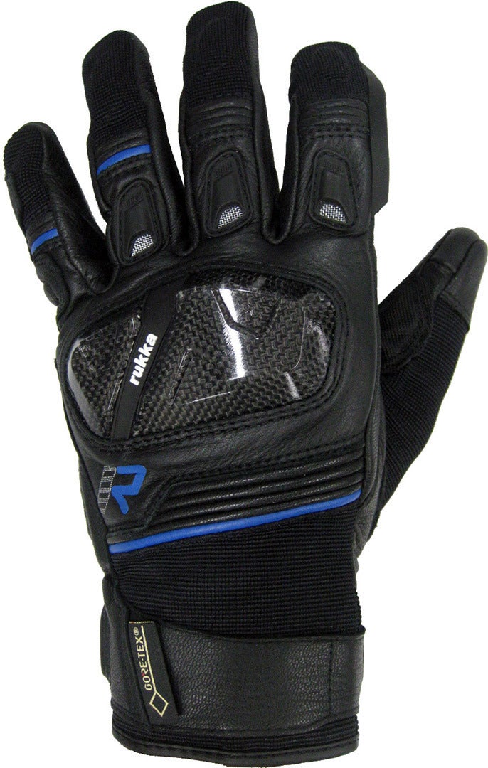 Rukka Ceres 2.0 Gore-Tex Motorfiets handschoenen zwart/blauw 9 Figuur 1