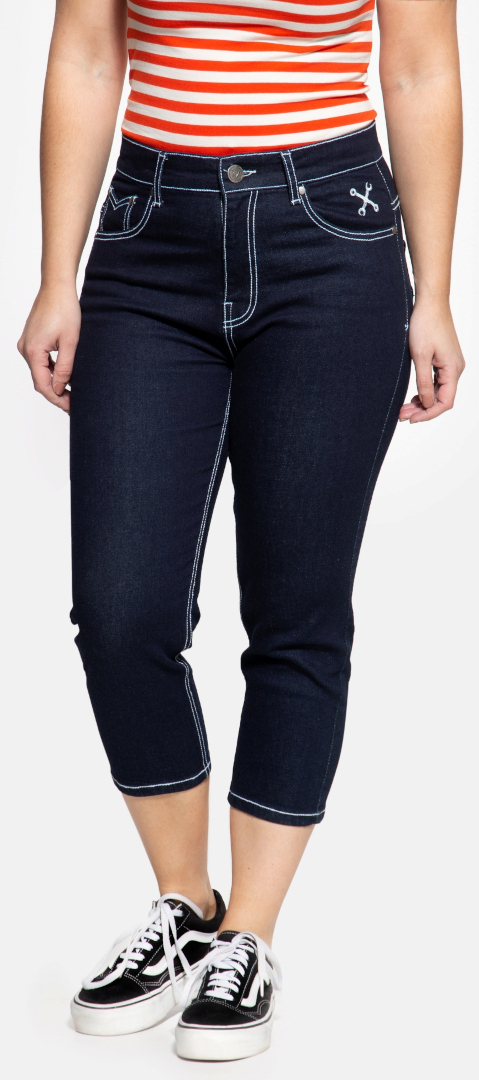 Queen Kerosin Betty Capri Blugi pentru doamne Articolul principal Figura 1