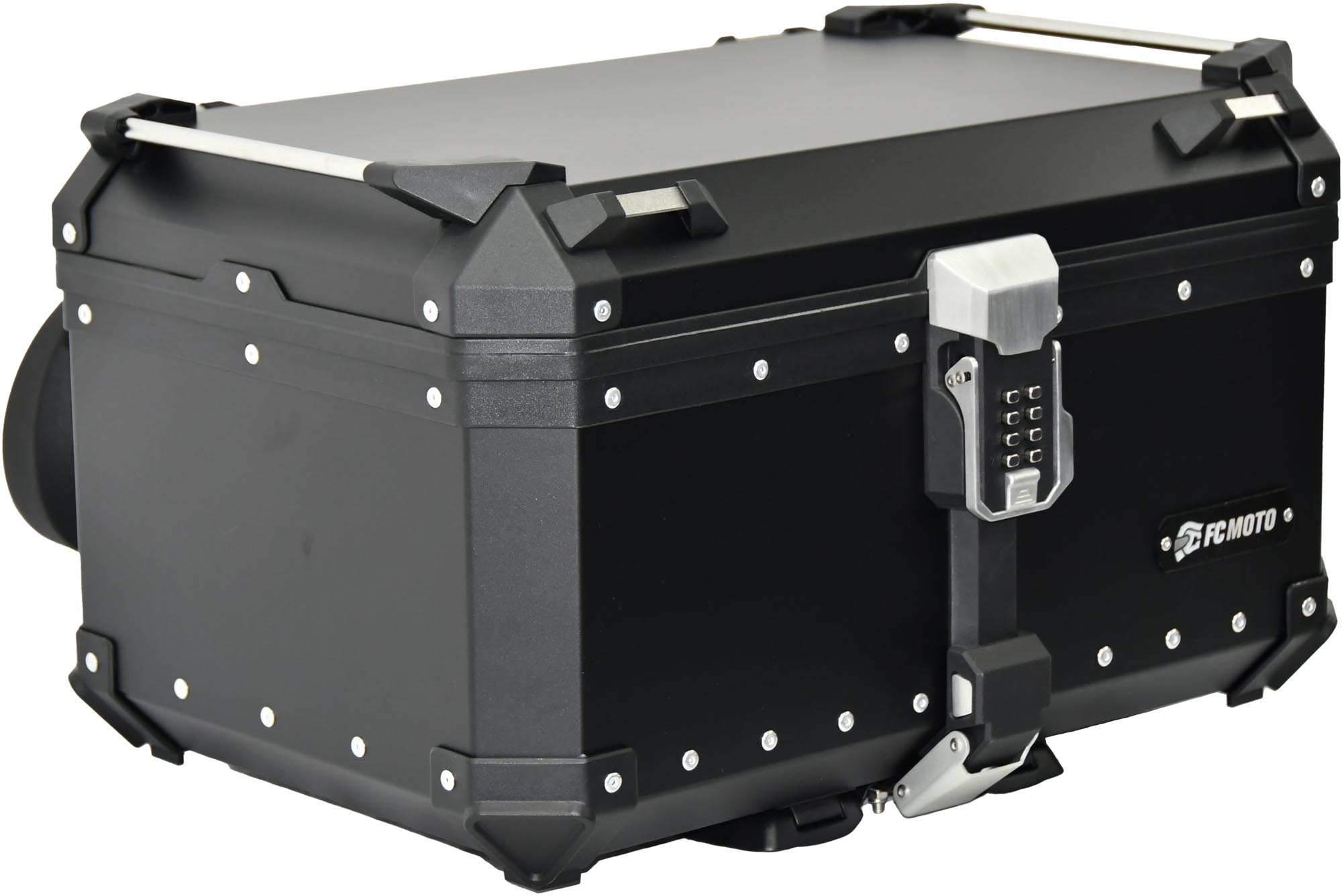 FC-Moto Terreno X PRO Keyless Alu Topcase with adjustable backrest black 65 Ltr. Figure 2
