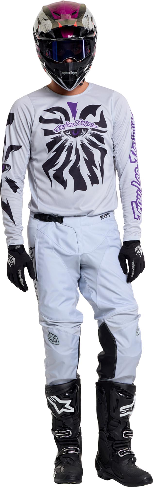 Troy Lee Designs GP Pro Cyclops Мотокроссовая майка Титан L Рисунок 8