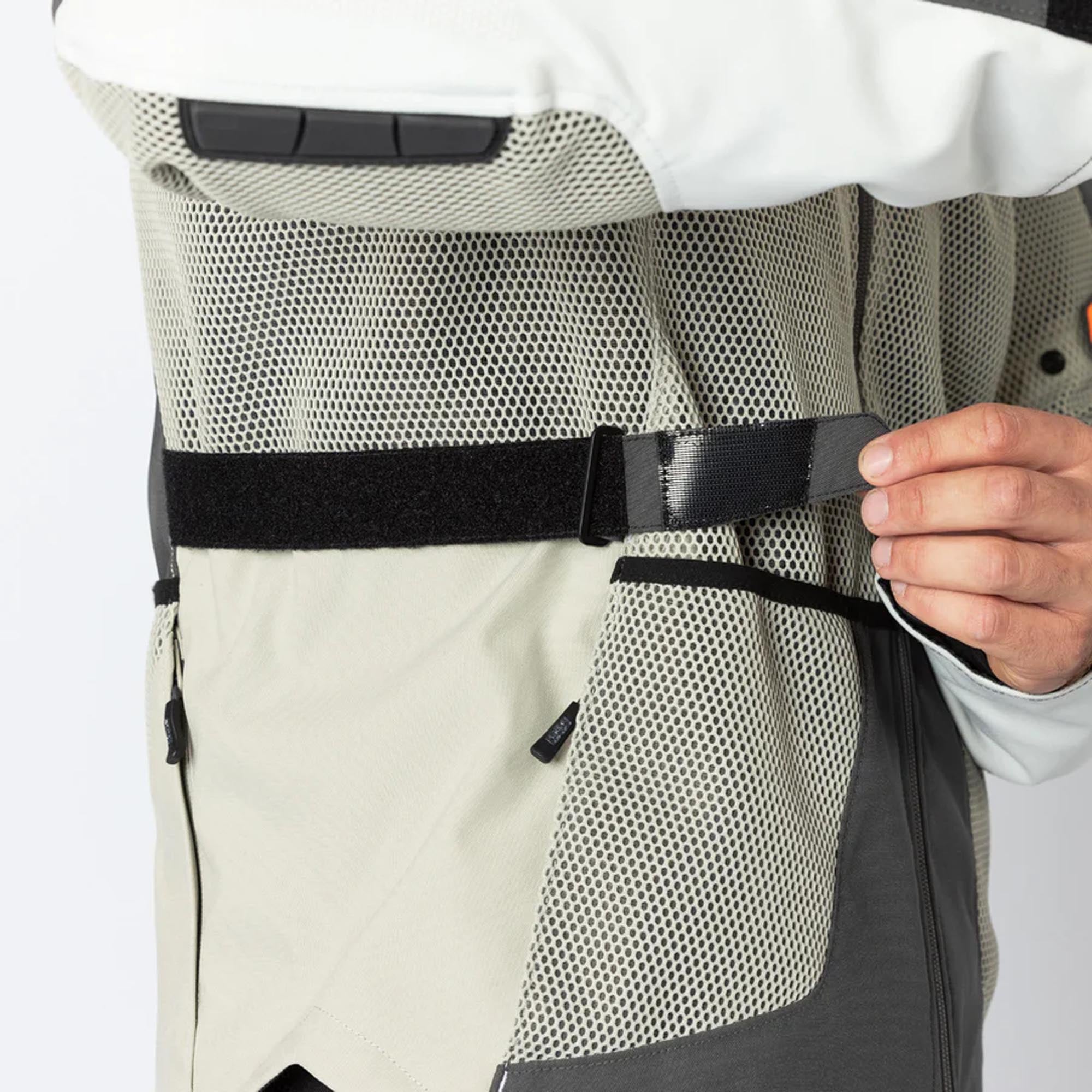 IXS Tourster-Big Air 1.0 Mesh Motorcycle Textile Jacket grey/beige XL Figure 11