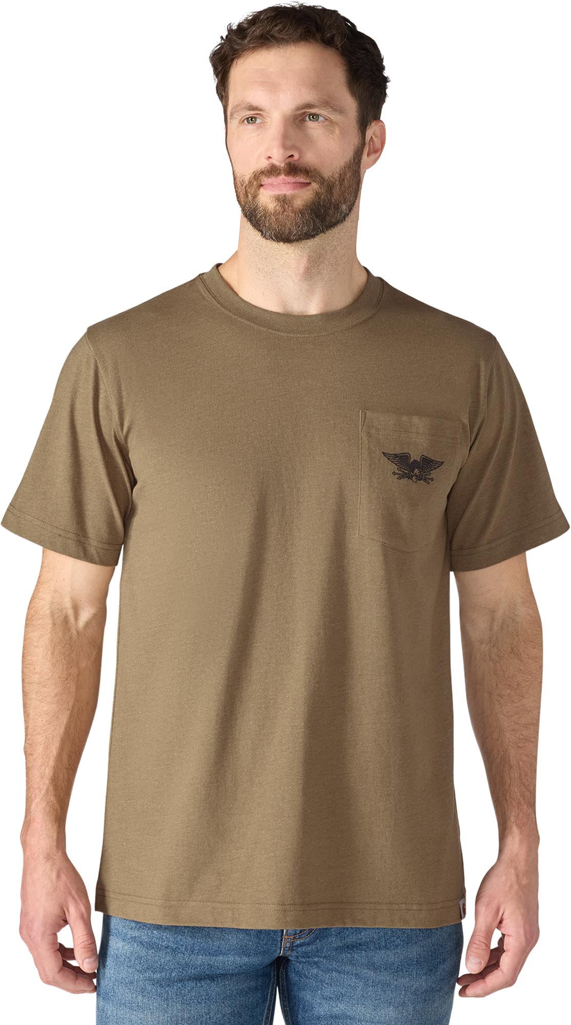 Carhartt Irvine Relaxed Hardwork Eagle T-shirt olive M Figure 4