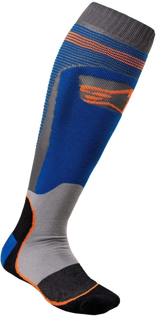 Alpinestars MX Plus-1 Motocross sokker blå/grå M Figur 1