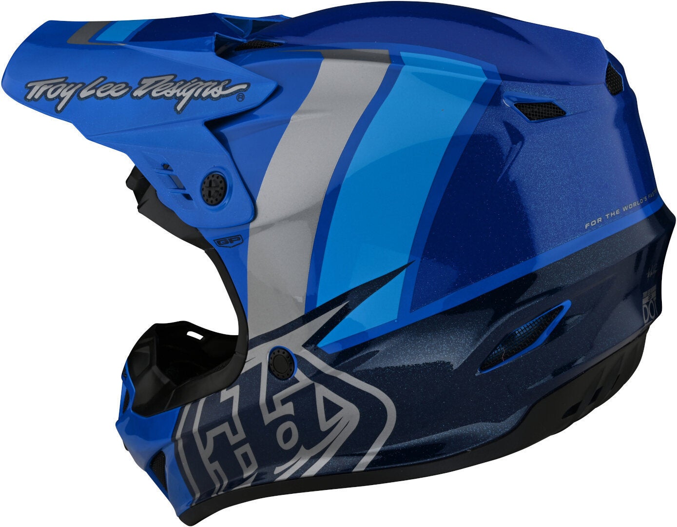 Troy Lee Designs GP Nova Casco Motocross Giovanile blu Y/L (52/53) Figura 7