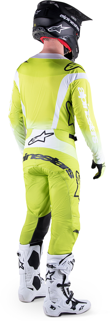 Alpinestars Techstar Push Motorcross jersey Geel M Figuur 2
