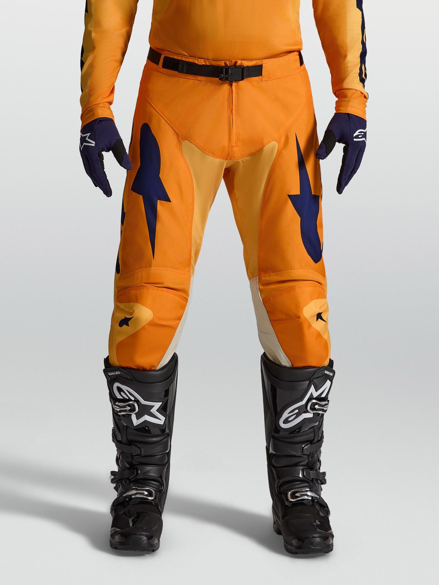 Alpinestars Racer Amber モトクロスパンツ オレンジ/ブルー/イエロー 38 図6