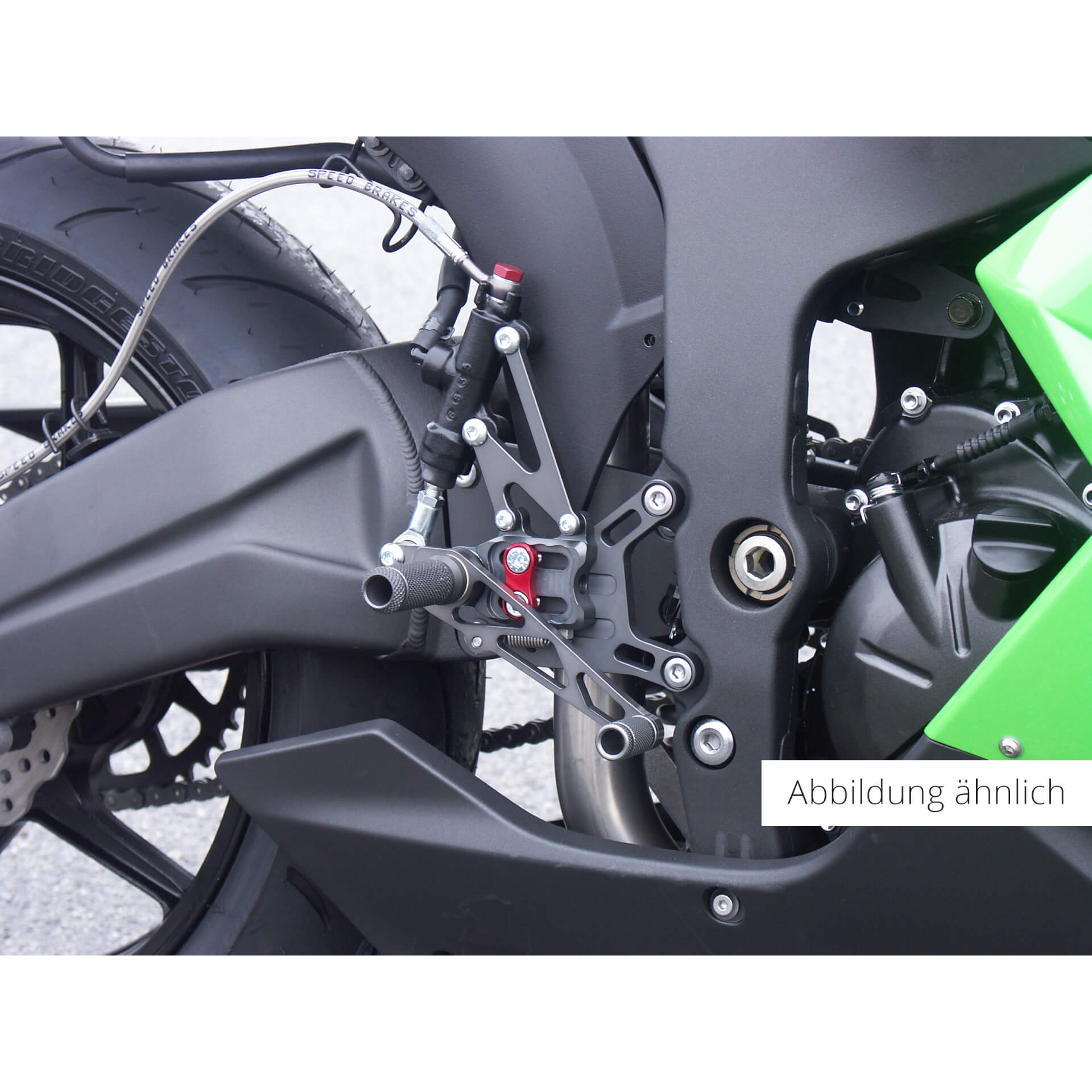 LSL Reservdel 2-glid fotstöd system 118K131-RRT, ZX-6 R 09-12, Racing Bromssidan Figur 1 LSL Reservdel 2-glid fotstöd system 118K131-RRT, ZX-6 R 09-12, Racing Bromssidan Figur 1