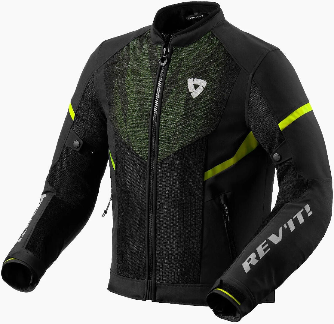 Revit Hyperspeed 2 GT Air Motorcycle Textile Jacket black/yellow M Figure 1