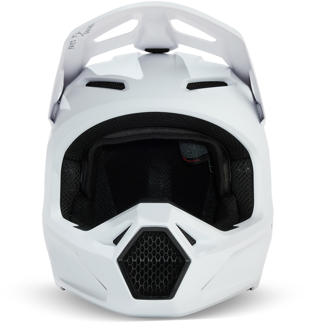 FOX V1 Solid Casque de motocross Blanc mat S (55/56) Figure 9