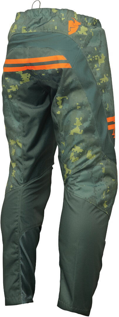 Thor Sector Digi Camo Motocross bukser grøn/orange 32 Figur 3