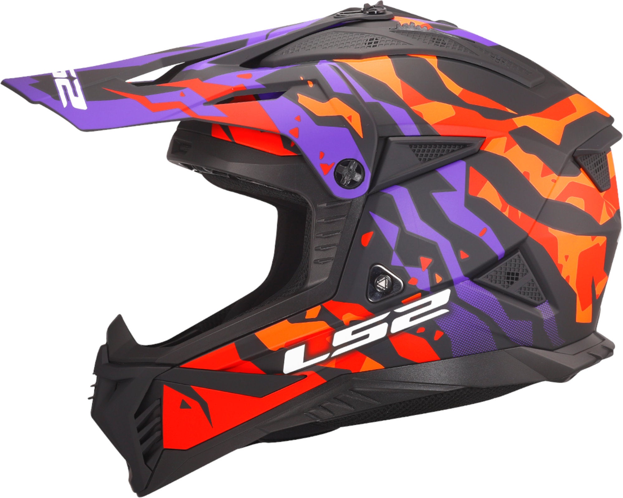 LS2 MX708 Fast II Grotesk Kask motocrossowy fioletowy L (59/60) Rysunek 11