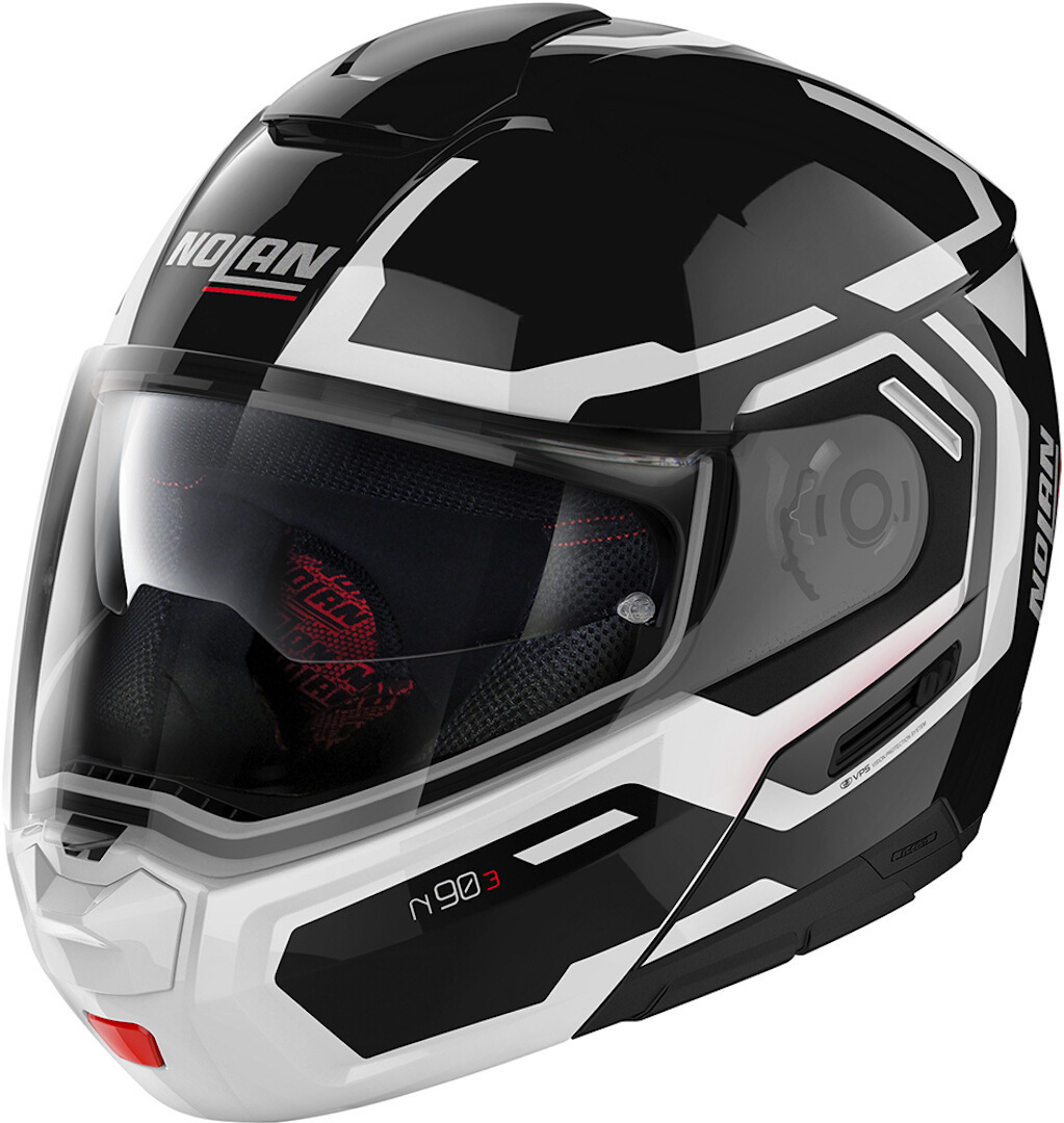 Nolan N90-3 Driller N-Com Casco Bianco/nero M (58) Figura 1