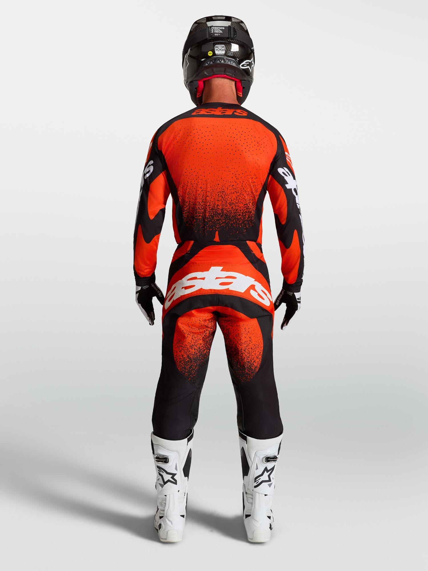 Alpinestars Techstar Swan Motocross Pants red/black/white 36 Figure 10