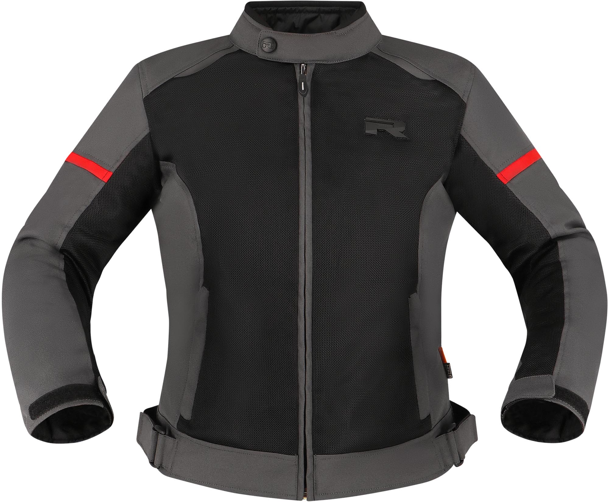 Richa Auyan waterproof Ladies Motorcycle Textile Jacket grey/red L Figure 1