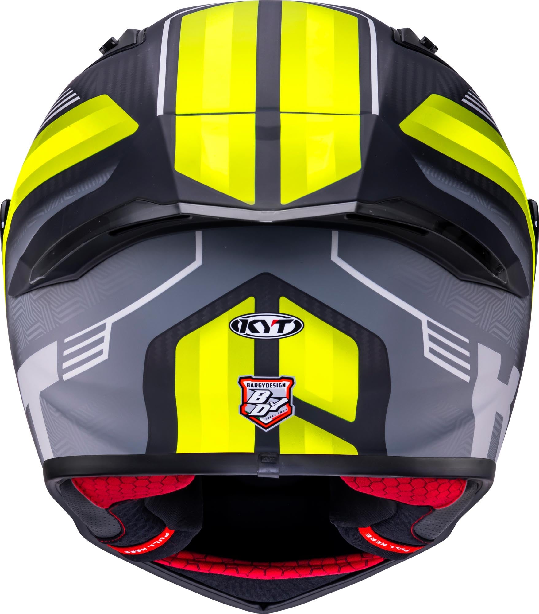 KYT R1R Carbon Accelerator Casco carbono/amarillo XL (61/62) Figura 4