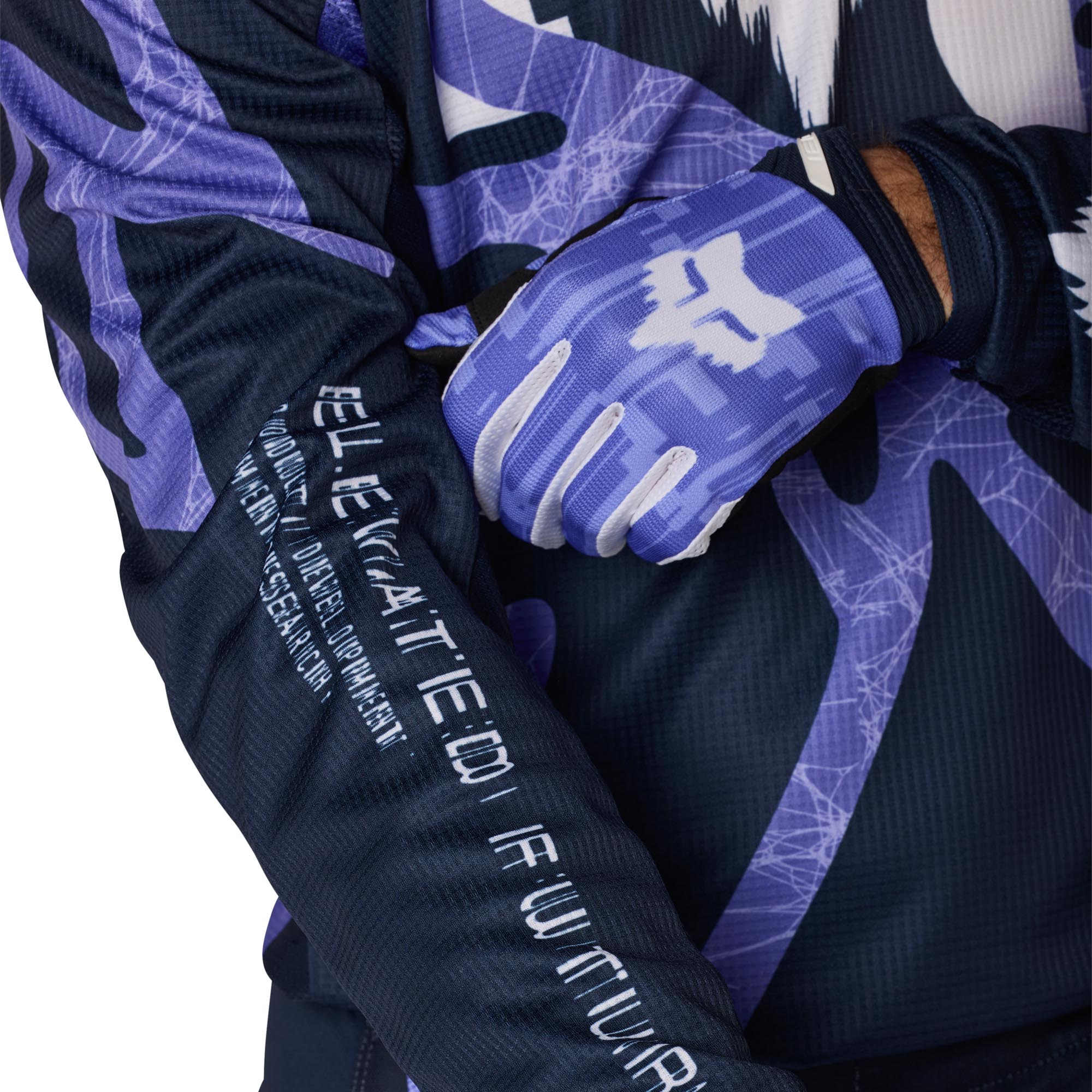 FOX 180 Diffuse Special Edition Motocross-trui blauw/paars M Figuur 5