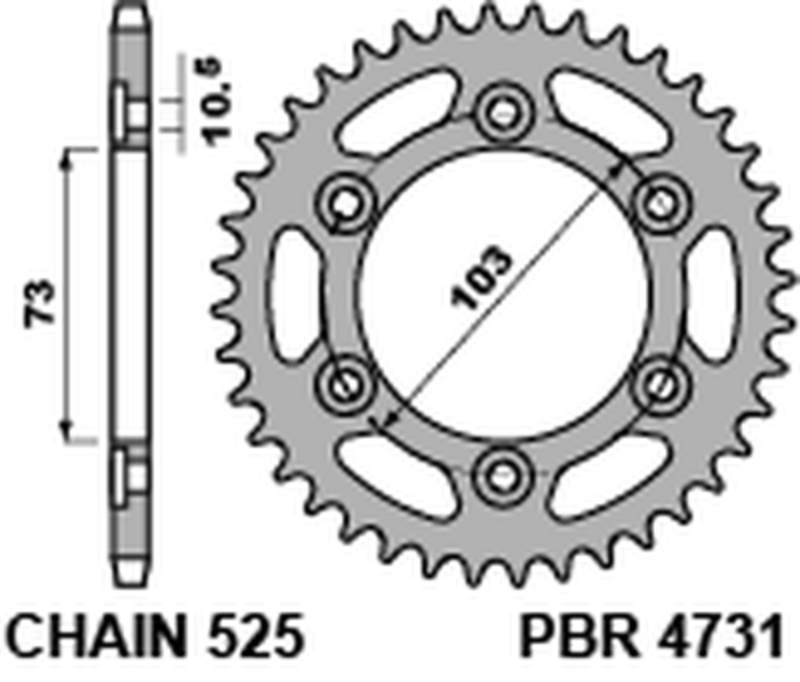 PBR Couronne acier standard - 525 Figure 2