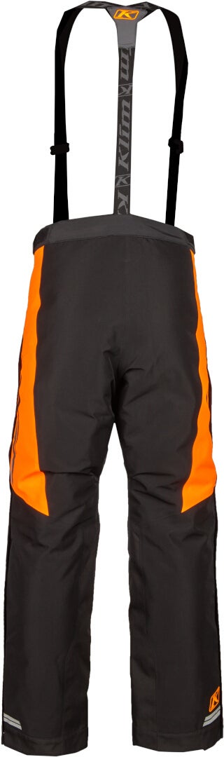 Klim Kaos 2022 Snowmobile Bib Pants black/orange Short L Figure 4