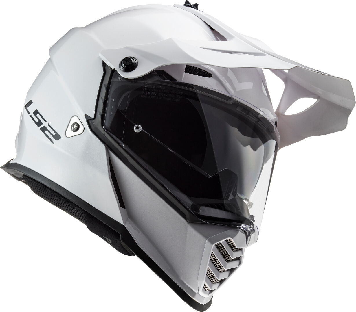 LS2 MX436 Pioneer Evo Cască de motocross alb XXS (51/52) Figura 5