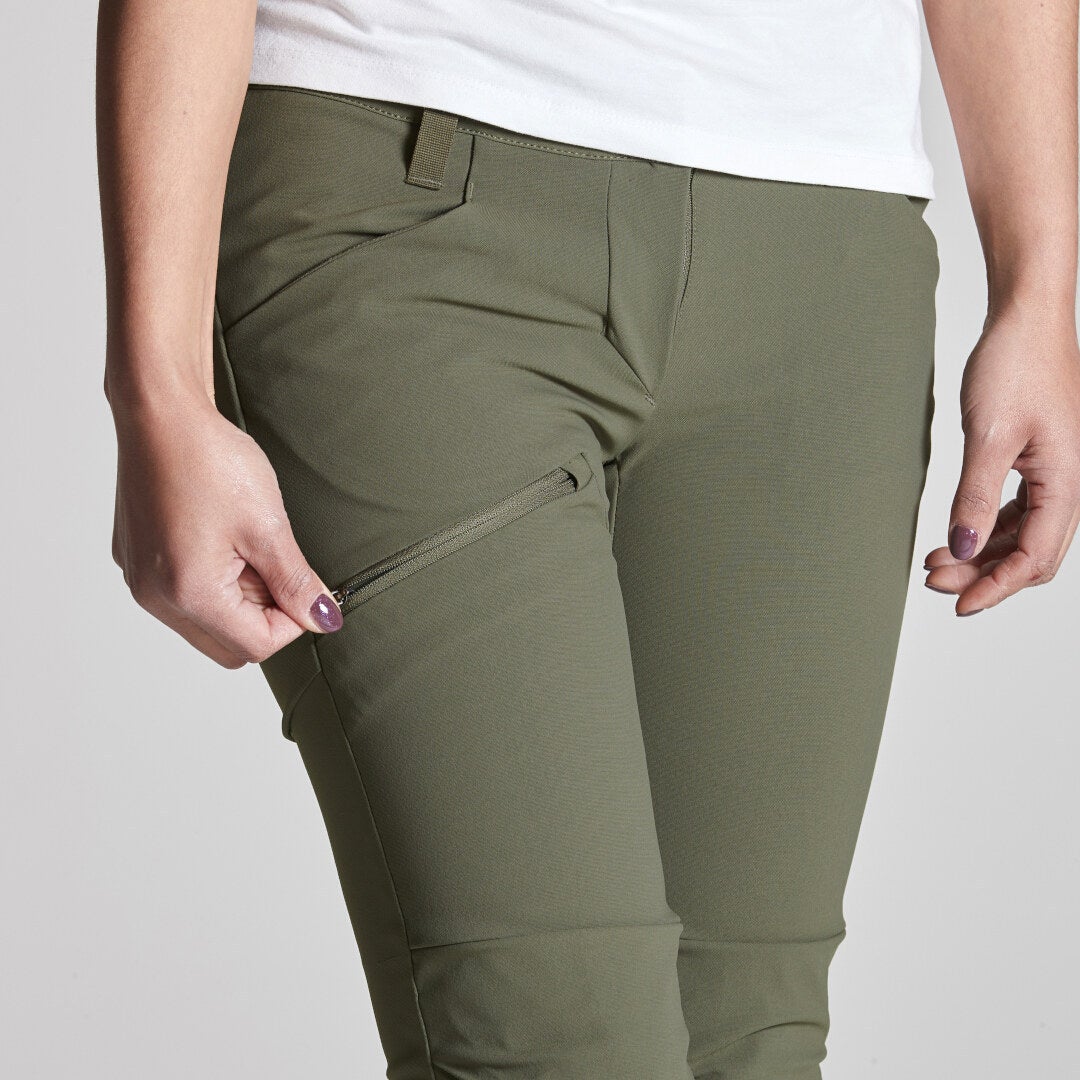Spidi Charged Damen Motorrad Textilhose oliv 30 standard Abbildung 2