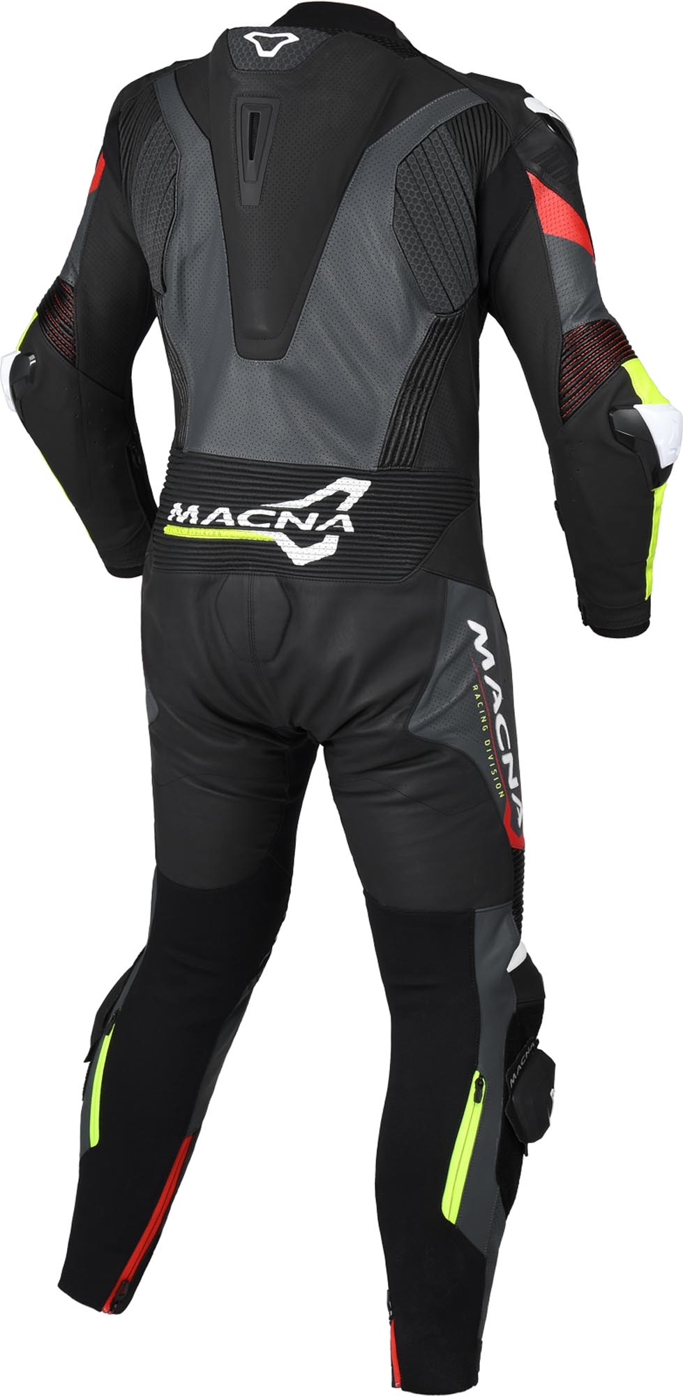 Macna Chromiq One Piece Motorcycle Leather Suit black/yellow 54 Figure 2