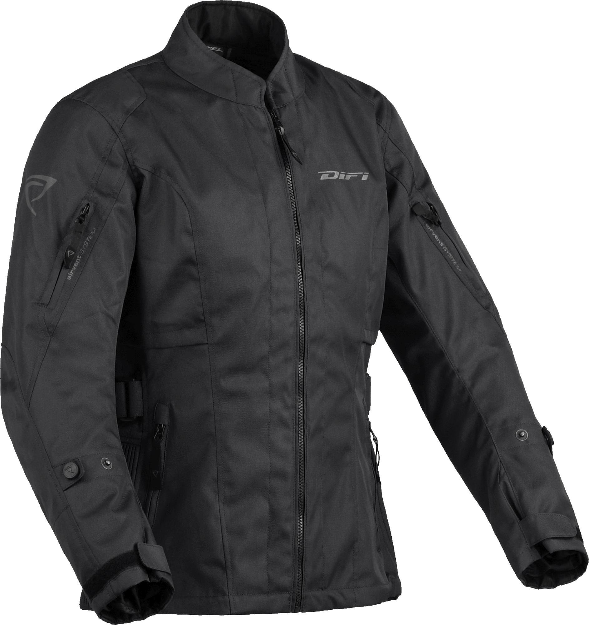 DIFI Pearl Aerotex imperméable dames moto textile veste noir 2XL Figure 1
