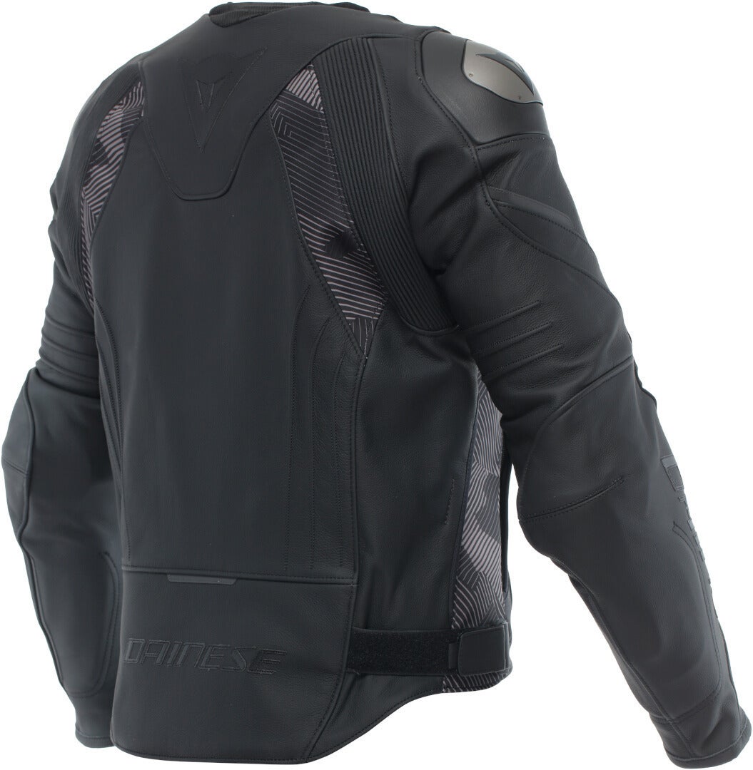 Dainese Avro 5 Motorrad Lederjacke schwarz/grau 60 Abbildung 2