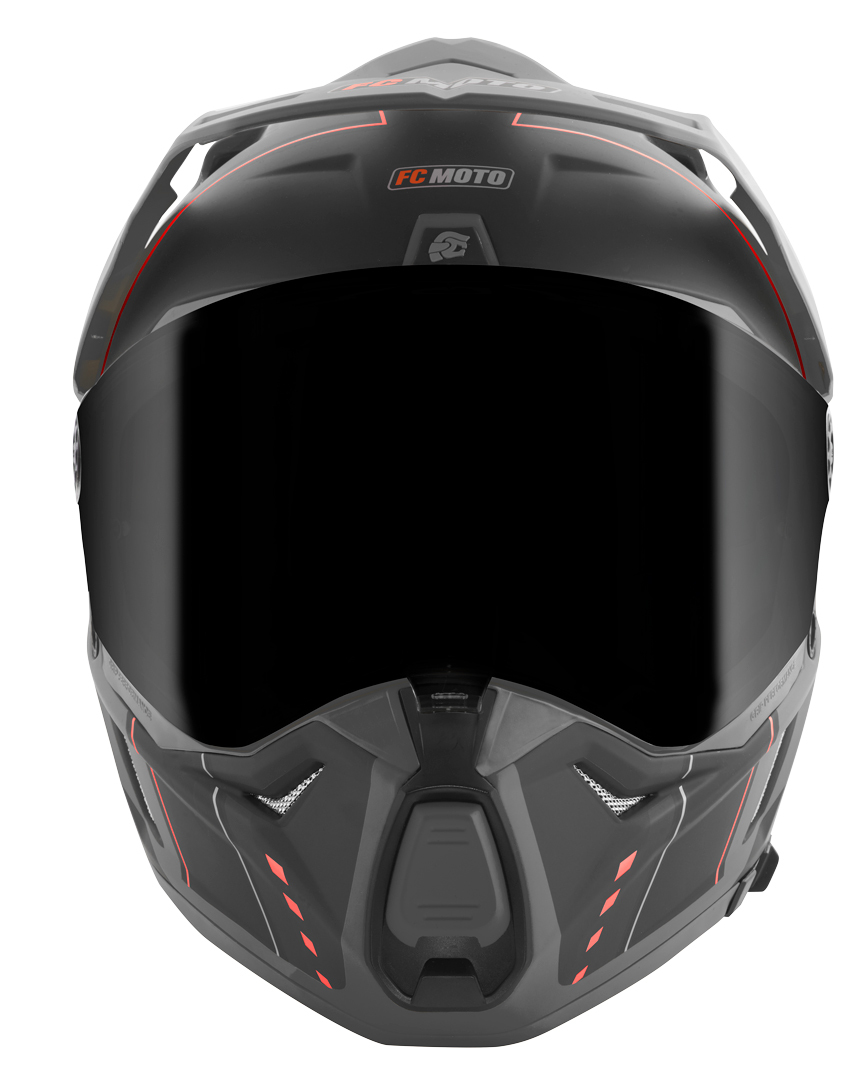 FC-Moto Merkur Pro Air Cască Enduro Negru/gri XL Figura 5