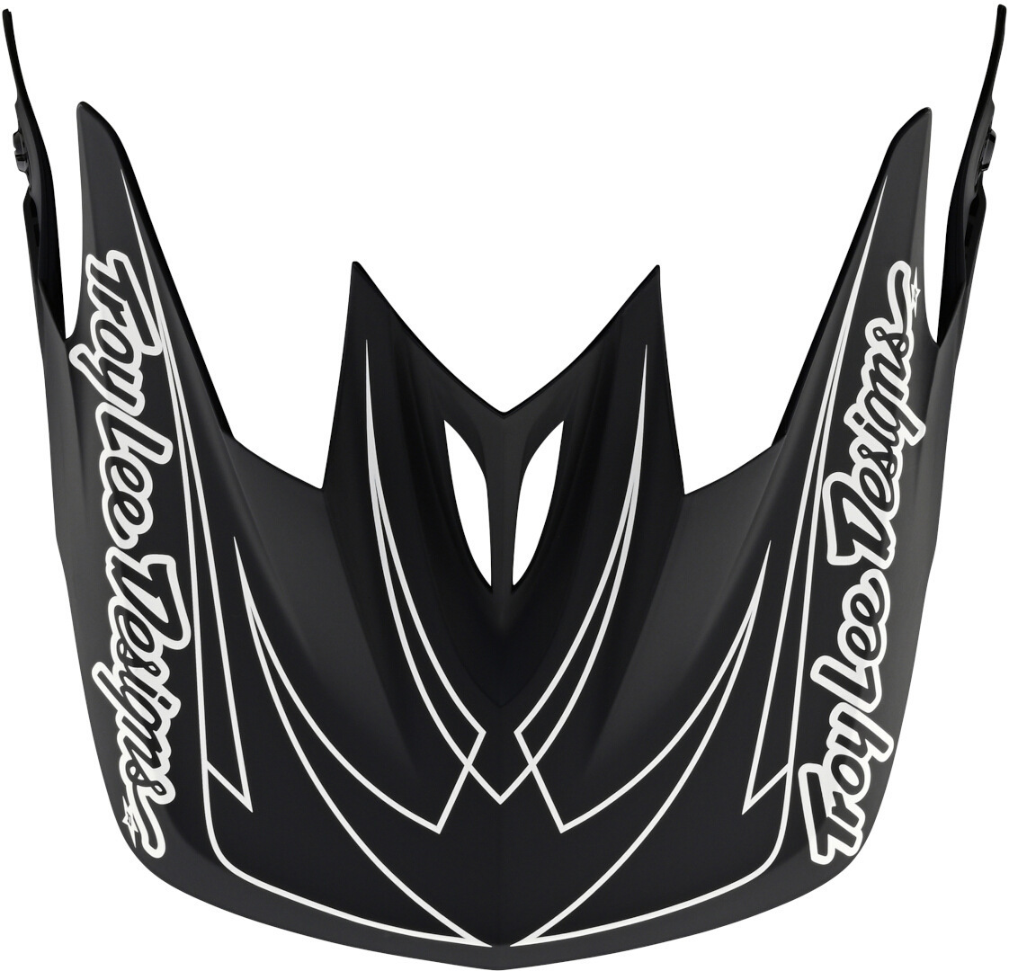 Troy Lee Designs D3 Spiderstripe Vârful Casca negru Figura 1