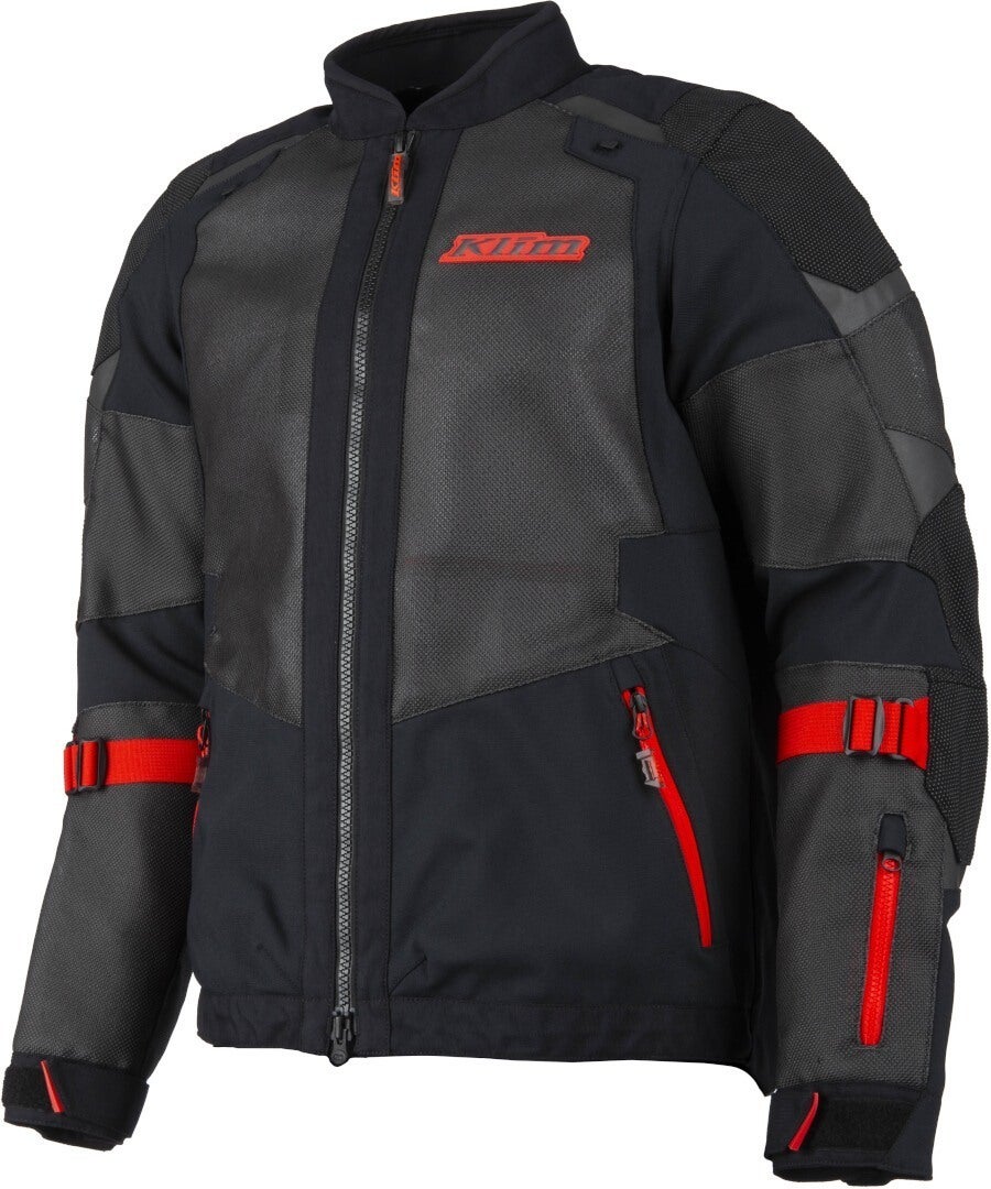 Klim Baja S4 Enduro Mesh Motorcycle Textile Jacket black/red 3XL Figure 1