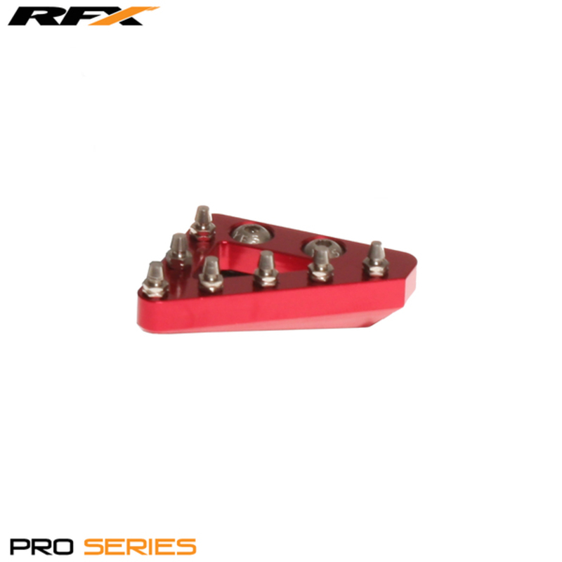 RFX Pro Rear Brake Lever CNC Solid Replacement Tip (rojo)
