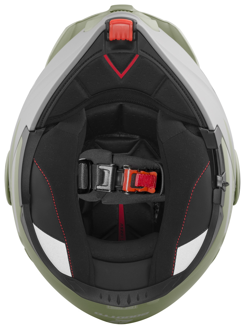 Bogotto FG-102 Duo Cască din fibră de sticlă Verde mat L Figura 8