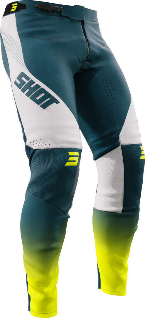 Shot Aerolite Honor Motocross Pants blue/white/yellow 28 Figure 2
