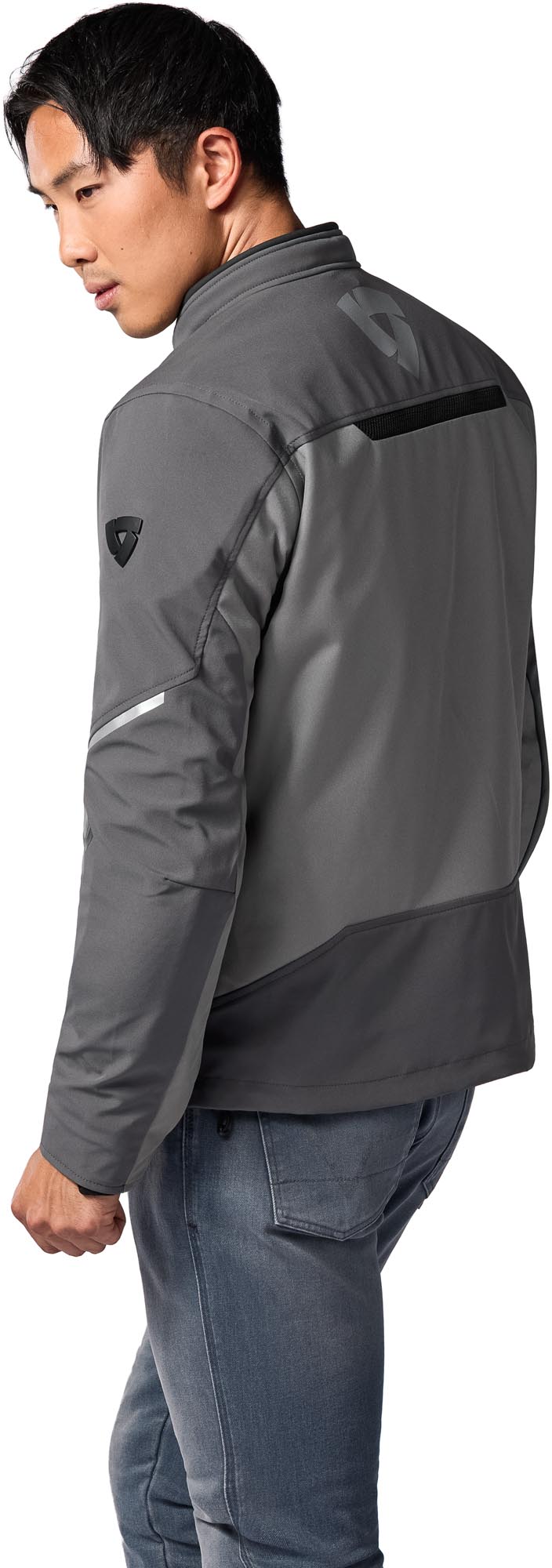 Revit Venator H2O wasserdichte Motorrad Textiljacke grau/hellgrau S Abbildung 7