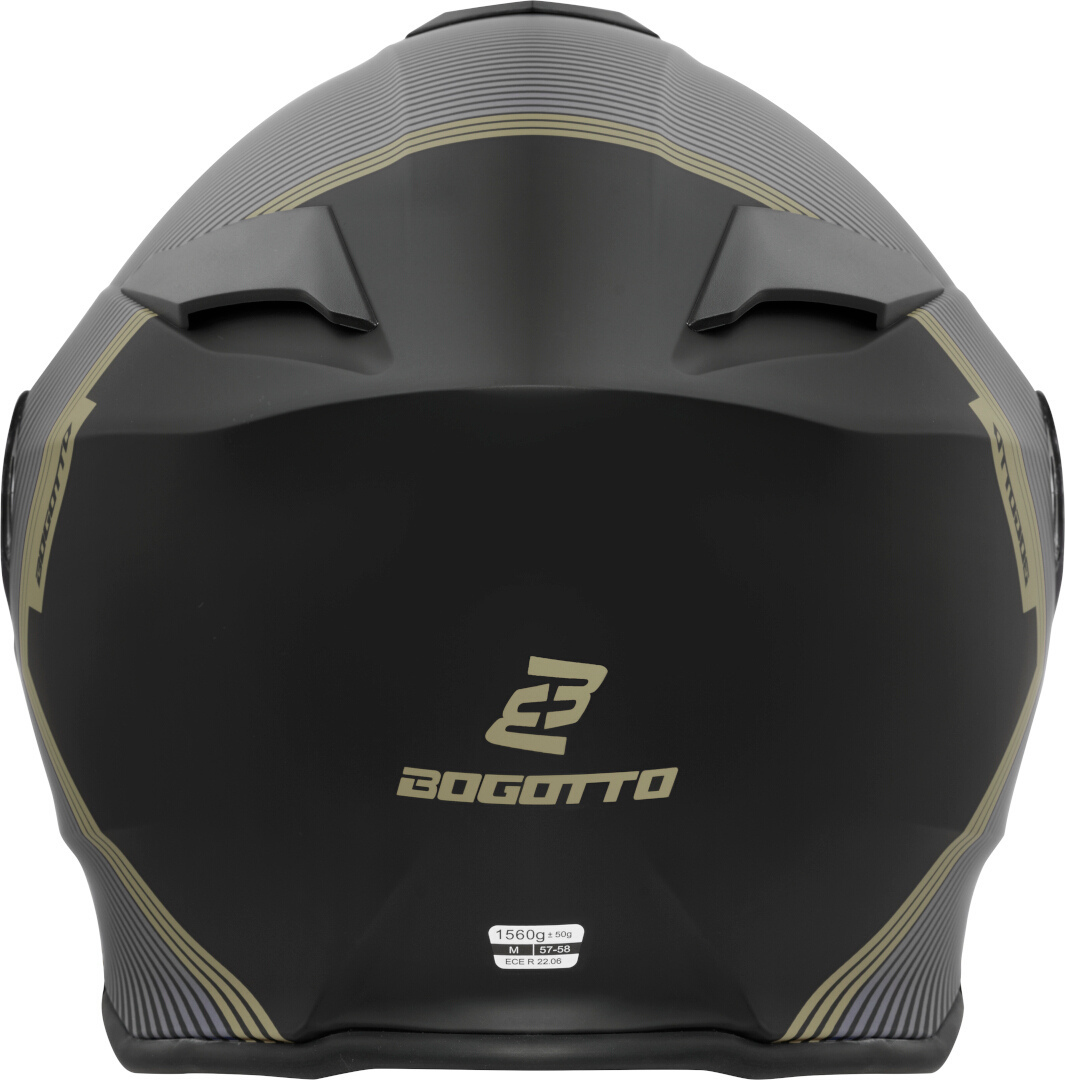 Bogotto H271 Wayke Cască Negru mat/verde S Figura 6
